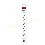 2ct Monster 3ft 6-Outlet Surge Protector with USB