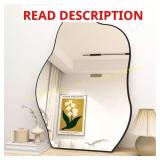 XRAMFY 24x32in. Modern Frameless Wall Mirror