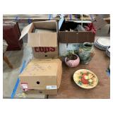 Candles, picture frames, decorations