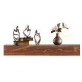 No Brand 72 in. Rustic Brown Floating Mantel Shelf