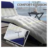 Outsunny Foldable Reclining Chair, Beige