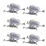 6-Pk HALO 6in. Aluminum Recessed Light Housing