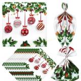 12 Pcs Buffalo Plaid Christmas Napkins 18"x18"