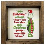 Funny Christmas Wooden Sign, 7x7 Inch