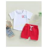 Wassery Toddler 4th of July Size ?
