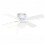 Littleton 42" LED White Ceiling Fan w/ Light