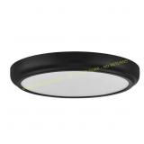 CommercialElectric 13" White Round LED Flush Mount