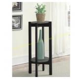 Newport 31.35" H Black Plant Stand