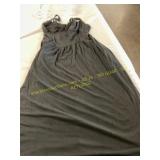 Black Spaghetti String Dress Sz L