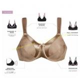 Bali Satin Tracings Full-Figure Bra 36dd