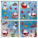 Christmas Window Clings,Oversized Waterproof