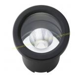 Hampton Bay 6 in. Black LED Outdoor Well Light