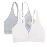 2pk Fruit of Loom Wirefree Bralette Sz 36C