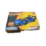Make it Blocks racing car blue