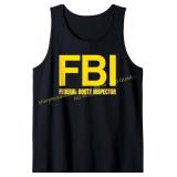 FBI -FEDERAL BOOTY INSPECTOR Irony Tank Top size M