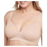 Warners Cloud 9 Super Soft Wireless Bra Sz 34A