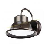 LED Bronze Dusk to Dawn Wall Light, 4000K