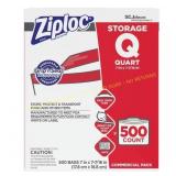 500-Pack Ziploc 7x7.75in. Storage Bags