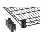 TRINITY 48W x 18in. D Black Steel Wire Shelf