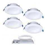 HALO 4-Pack 4-in LED Canless Light Kit