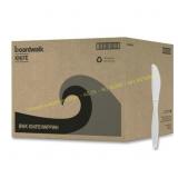 1000/Carton Boardwalk Heavyweight Knife, White