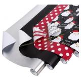 Christmas Wrap Set - 17in x 10ft (4 Rolls)