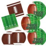 Football Party Supplies Kit Serve 50