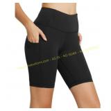 BALEAF Biker Shorts Women Yoga Gym Workout Sz M