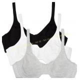 Fruit of the loom Womens Cotton underwire Bra 36D