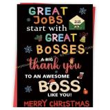 Funny Christmas Card &  Thank you  cupcake toppers