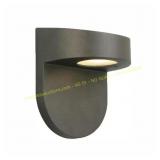 Hampton Bay 6.1 in Black Integrated LED Wall Light
