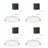 Pro Value LED 4 in Round Canless Light 4-Pk