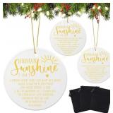 Jingmore 3 Pcs Christmas Ornament Set