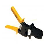 Apollo 1 in. Crimping Tool Black/Yellow 1 pc