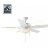 Hampton Bay North Pond 52in. Ceiling Fan, White