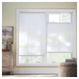 Home Dec Snow Drift Cordless Shades 23"W