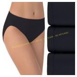 VANITY FAIR 3-Pack High Cut Panty size M