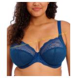 Elomi Charley Stretch Lace Bra - Blue - 38DDD