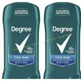 Degree Men Antiperspirant, Cool Rush, 2-Pack