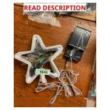 4ct. Christmas star light up decorations