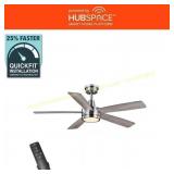 Hampton Bay Fanelee 54in. LED Smart Ceiling Fan