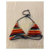 Sports illustrated Sz XL triangle tie bikini top