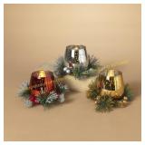 3ct. Gerson Glass Cup Candle Holder 3 in.