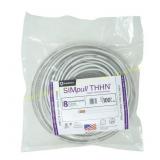Southwire 100 ft. 8 White Stranded CU SIMpull Wire
