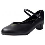 Stelle 9.5M Dance Shoes Ankle Strap, Black