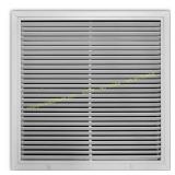 Everbilt 12x12 Aluminum Fixed Bar Grille in White
