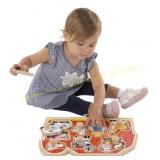Melissa & Doug Farm Jumbo Knob 8-Piece Puzzle