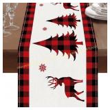 2ct. Netnology Plaid Christmas Table Runner