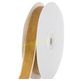 3ct. ATRBB Khaki Velvet Ribbon, 5/8"x10yd Roll