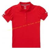 French Toast Puff Sleeve Polo, Sz xl(14/16)